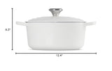 Le Creuset Enameled Cast Iron Signature Round Dutch Oven, 7.25 qt., Cerise
