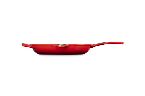 Le Creuset Enameled Cast Iron Signature Iron Handle Skillet, 11.75", Cerise