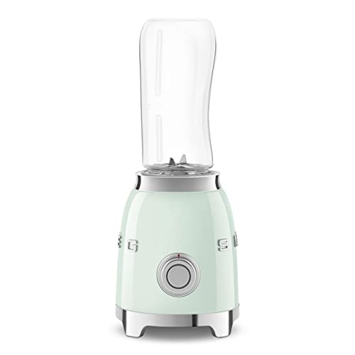 SMEG 50's Retro Style Personal Blender with Backlit Knob and Two 600 ML BPA Free bottles