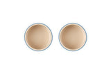 Le Creuset Stoneware Round Ramekin Straight Wall Set of 2, 7 oz. Each, White
