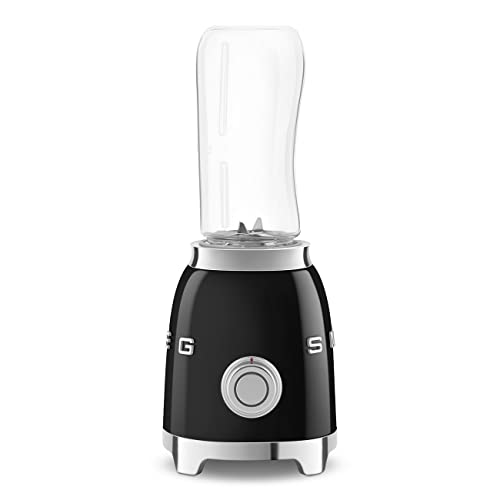SMEG 50's Retro Style Personal Blender with Backlit Knob and Two 600 ML BPA Free bottles