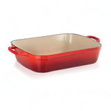 Le Creuset Enameled Cast Iron Signature Rectangular Roaster, 7 qt. (12.8" x 18.7"), Cerise