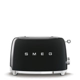 SMEG 2 Slice Toaster with 6 Presets and Defrost Function and Removable Crumb Tray TSF01RDUS, RED