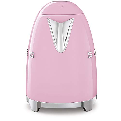 SMEG 50's Retro Style 7 Cup Electric Water Kettle with Automatic Shutoff, Removable Base, and Water Indicator, KLF03CHMUS, Matte Campagne