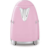 SMEG 50's Retro Style 7 Cup Electric Water Kettle with Automatic Shutoff, Removable Base, and Water Indicator, KLF03CHMUS, Matte Campagne