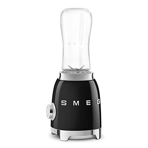 SMEG 50's Retro Style Personal Blender with Backlit Knob and Two 600 ML BPA Free bottles