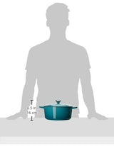 Le Creuset Enameled Cast Iron Signature Round Dutch Oven, 7.25 qt., Cerise