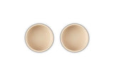 Le Creuset Stoneware Round Ramekin Straight Wall Set of 2, 7 oz. Each, White
