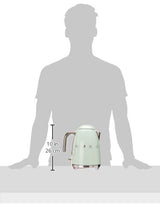 SMEG 50's Retro Style 7 Cup Electric Water Kettle with Automatic Shutoff, Removable Base, and Water Indicator, KLF03CHMUS, Matte Campagne