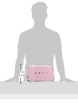 SMEG 2 Slice Toaster with 6 Presets and Defrost Function and Removable Crumb Tray TSF01RDUS, RED