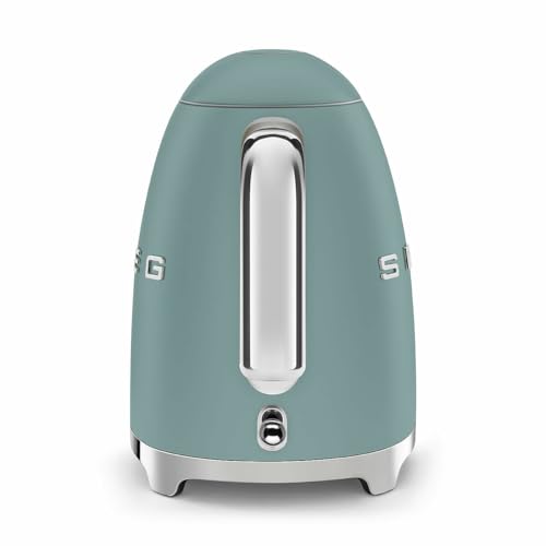 SMEG 50's Retro Style 7 Cup Electric Water Kettle with Automatic Shutoff, Removable Base, and Water Indicator, KLF03CHMUS, Matte Campagne