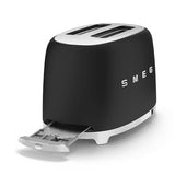 SMEG 2 Slice Toaster with 6 Presets and Defrost Function and Removable Crumb Tray TSF01RDUS, RED
