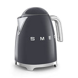 SMEG 50's Retro Style 7 Cup Electric Water Kettle with Automatic Shutoff, Removable Base, and Water Indicator, KLF03CHMUS, Matte Campagne