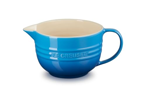 Le Creuset Stoneware Signature Batter Bowl, 3.25qt., White