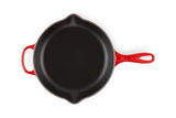Le Creuset Enameled Cast Iron Signature Iron Handle Skillet, 11.75", Cerise