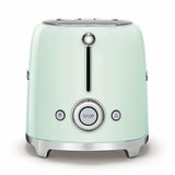 SMEG 2 Slice Toaster with 6 Presets and Defrost Function and Removable Crumb Tray TSF01RDUS, RED