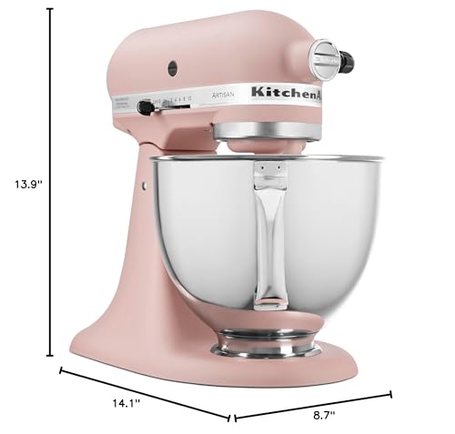 KitchenAid Artisan Series 5 Quart Tilt Head Stand Mixer with Pouring Shield KSM150PS, Milkshake