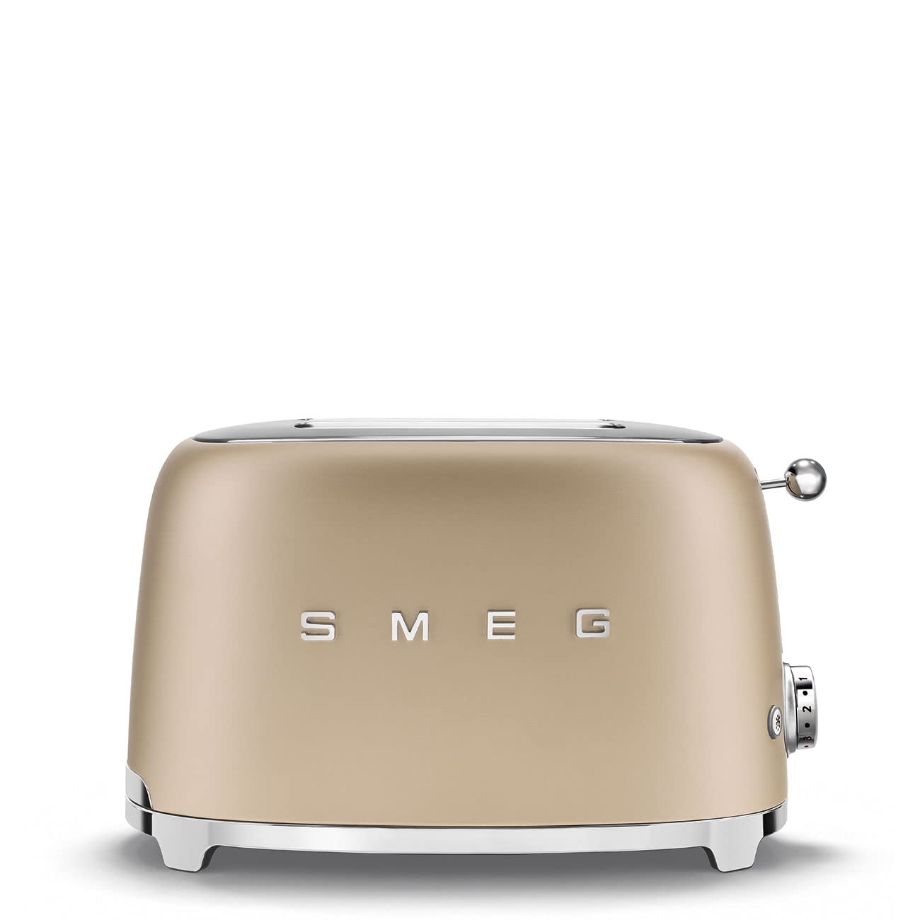 SMEG 50's Retro Style 7 Cup Electric Water Kettle with Automatic Shutoff, Removable Base, and Water Indicator, KLF03CHMUS, Matte Campagne