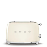 SMEG 2 Slice Toaster with 6 Presets and Defrost Function and Removable Crumb Tray TSF01RDUS, RED