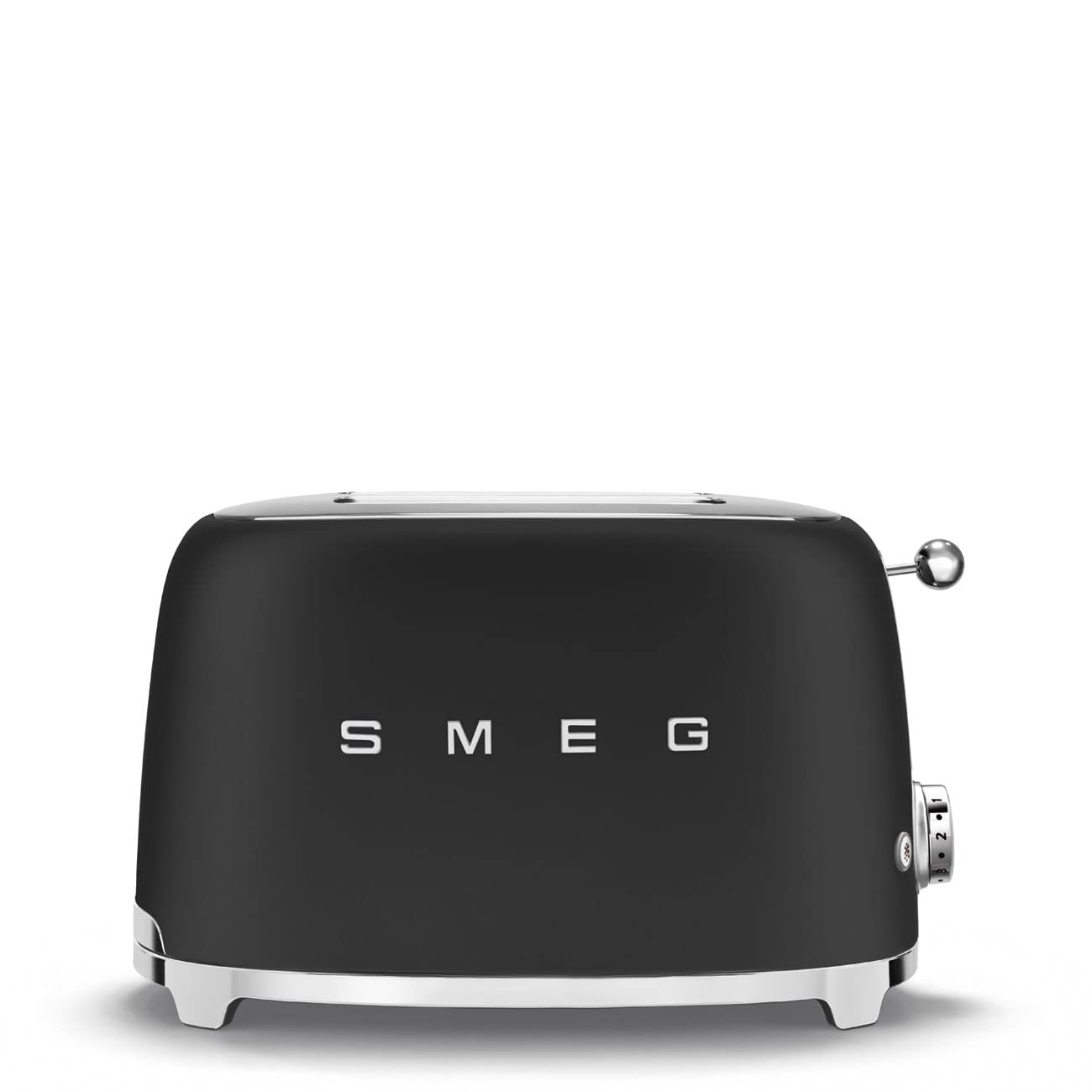 SMEG 2 Slice Toaster with 6 Presets and Defrost Function and Removable Crumb Tray TSF01RDUS, RED
