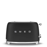 SMEG 2 Slice Toaster with 6 Presets and Defrost Function and Removable Crumb Tray TSF01RDUS, RED