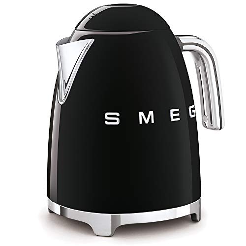 SMEG 50's Retro Style 7 Cup Electric Water Kettle with Automatic Shutoff, Removable Base, and Water Indicator, KLF03CHMUS, Matte Campagne