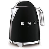 SMEG 50's Retro Style 7 Cup Electric Water Kettle with Automatic Shutoff, Removable Base, and Water Indicator, KLF03CHMUS, Matte Campagne