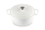 Le Creuset Enameled Cast Iron Signature Round Dutch Oven, 7.25 qt., Cerise