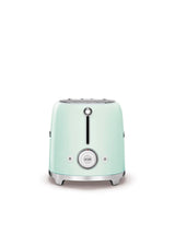 SMEG 2 Slice Toaster with 6 Presets and Defrost Function and Removable Crumb Tray TSF01RDUS, RED