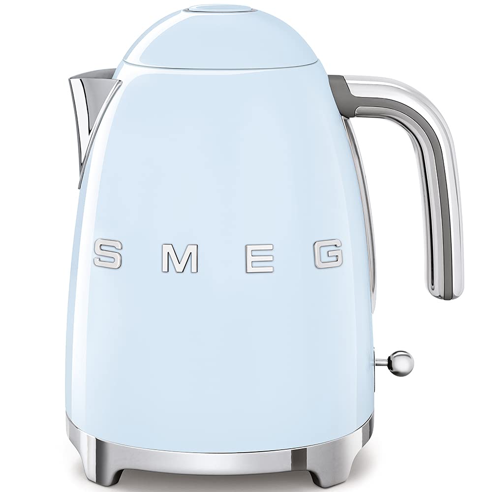SMEG 50's Retro Style 7 Cup Electric Water Kettle with Automatic Shutoff, Removable Base, and Water Indicator, KLF03CHMUS, Matte Campagne