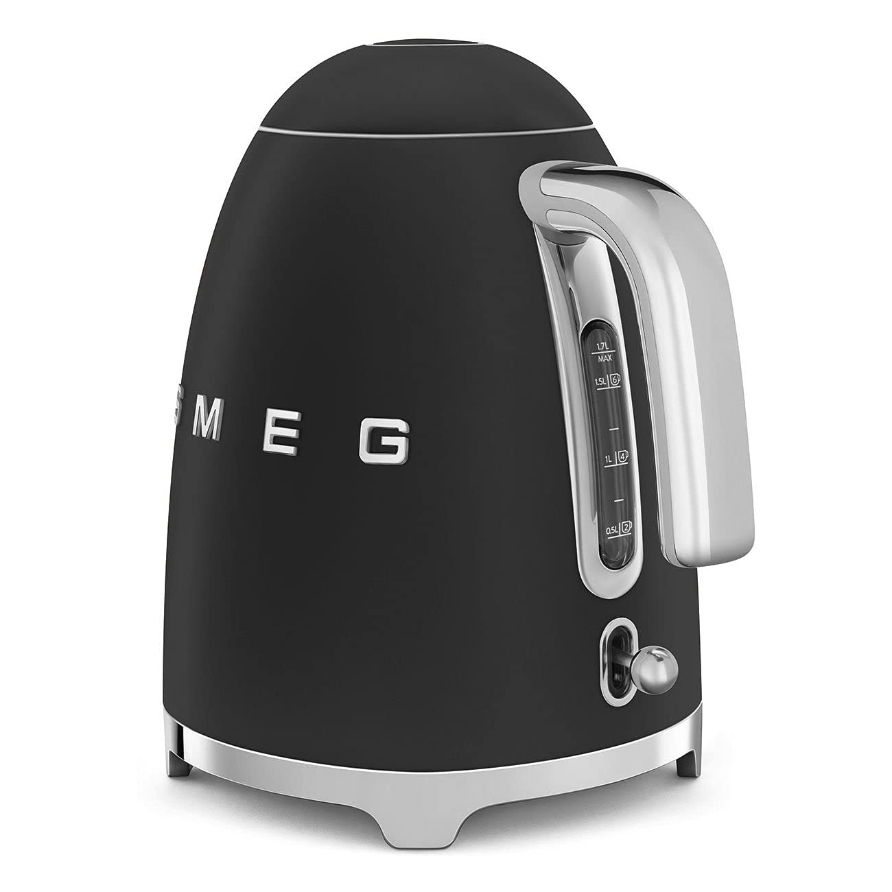 SMEG 50's Retro Style 7 Cup Electric Water Kettle with Automatic Shutoff, Removable Base, and Water Indicator, KLF03CHMUS, Matte Campagne