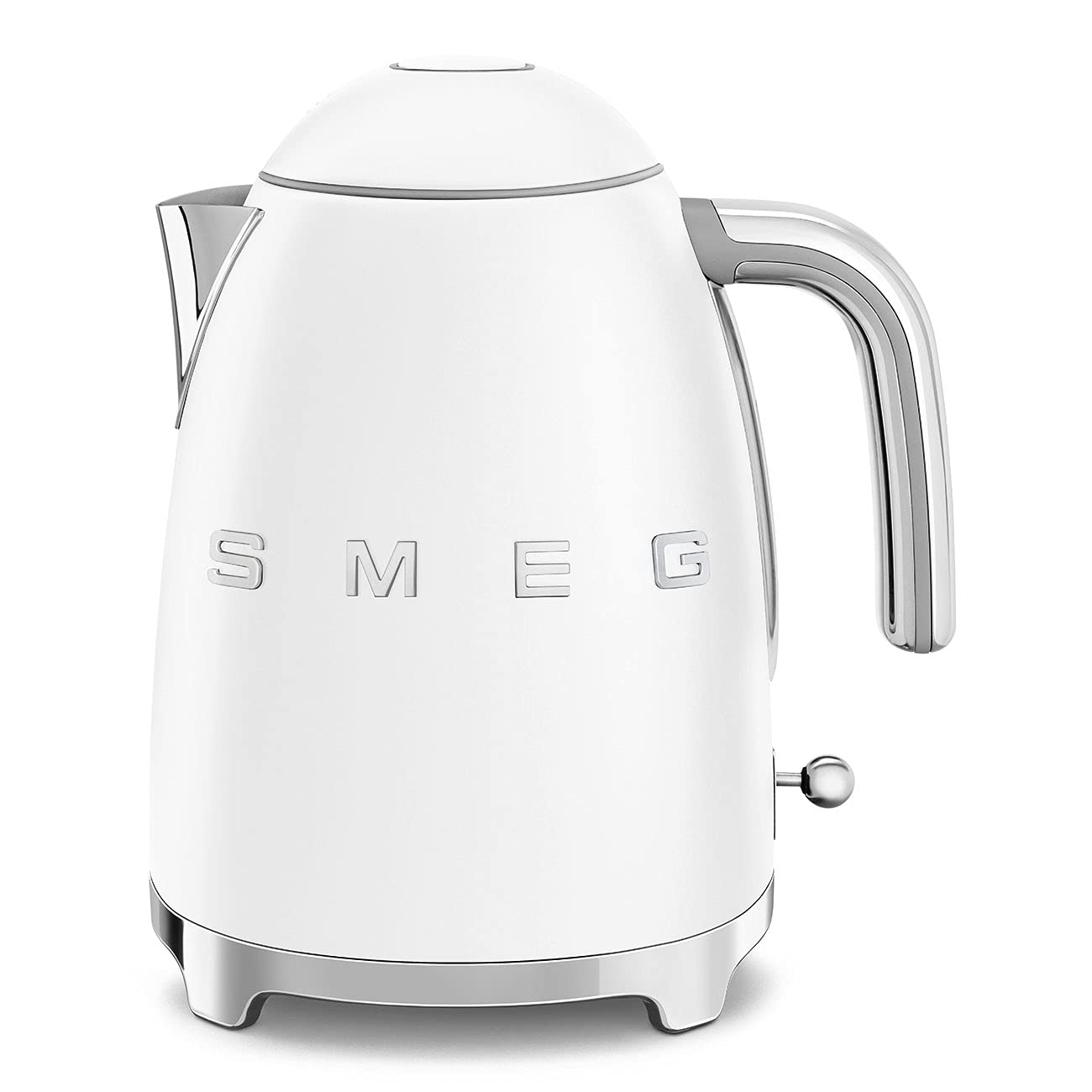 SMEG 50's Retro Style 7 Cup Electric Water Kettle with Automatic Shutoff, Removable Base, and Water Indicator, KLF03CHMUS, Matte Campagne