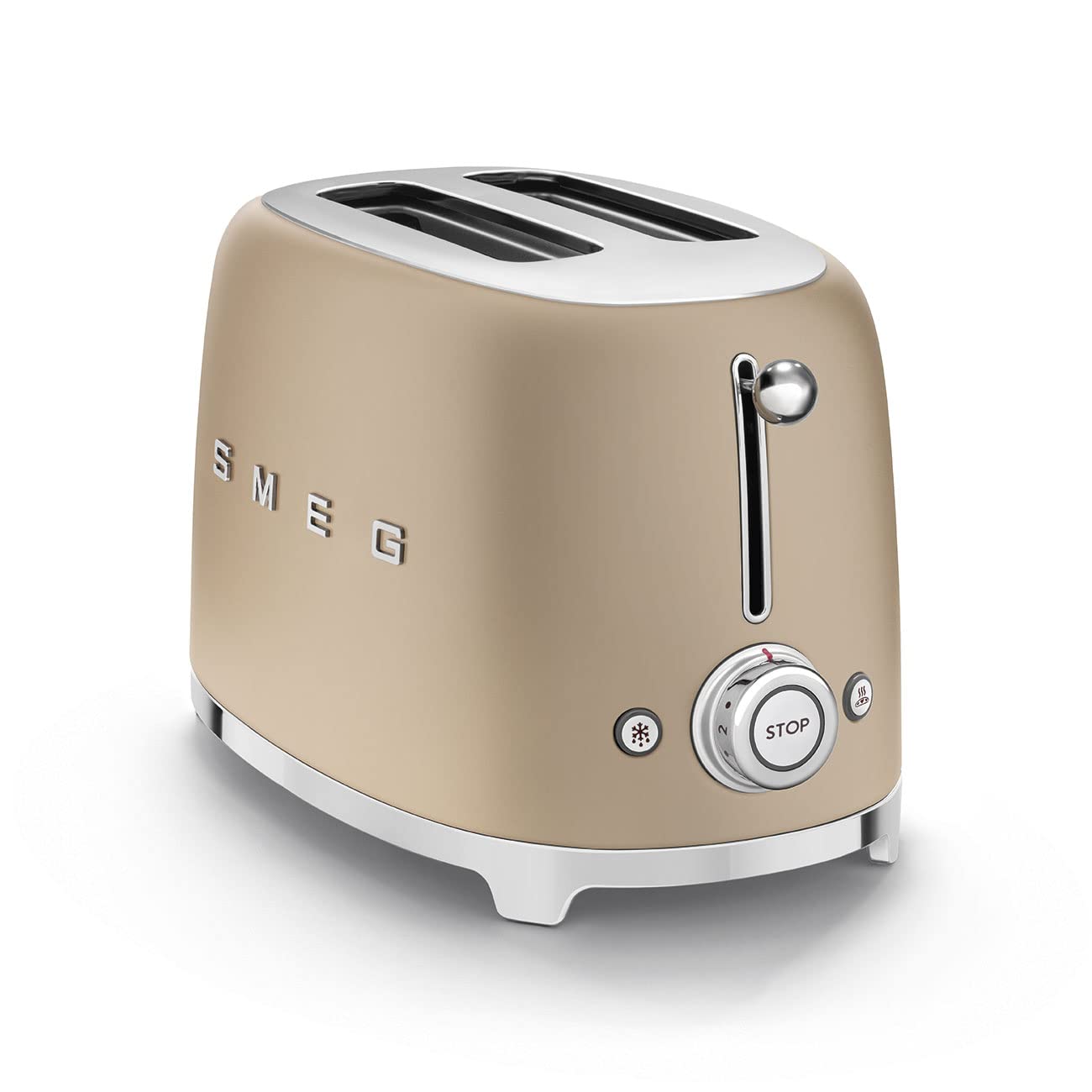SMEG 50's Retro Style 7 Cup Electric Water Kettle with Automatic Shutoff, Removable Base, and Water Indicator, KLF03CHMUS, Matte Campagne