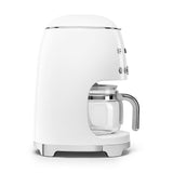 Smeg 50's Retro Style Aesthetic Drip Coffee Machine with 10 Cup Glass Carafe, Auto Start Feature, Keep Warm Plate, and Two Coffee Strength Settings (Red)