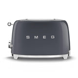 SMEG 2 Slice Toaster with 6 Presets and Defrost Function and Removable Crumb Tray TSF01RDUS, RED