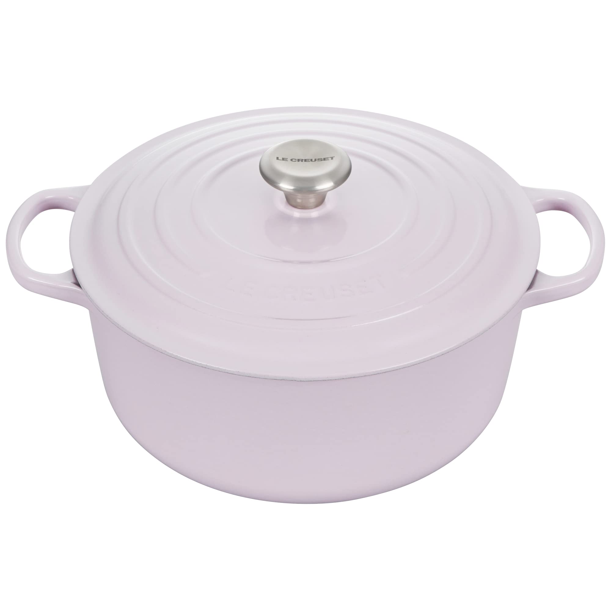 Le Creuset Enameled Cast Iron Signature Round Dutch Oven, 7.25 qt., Cerise