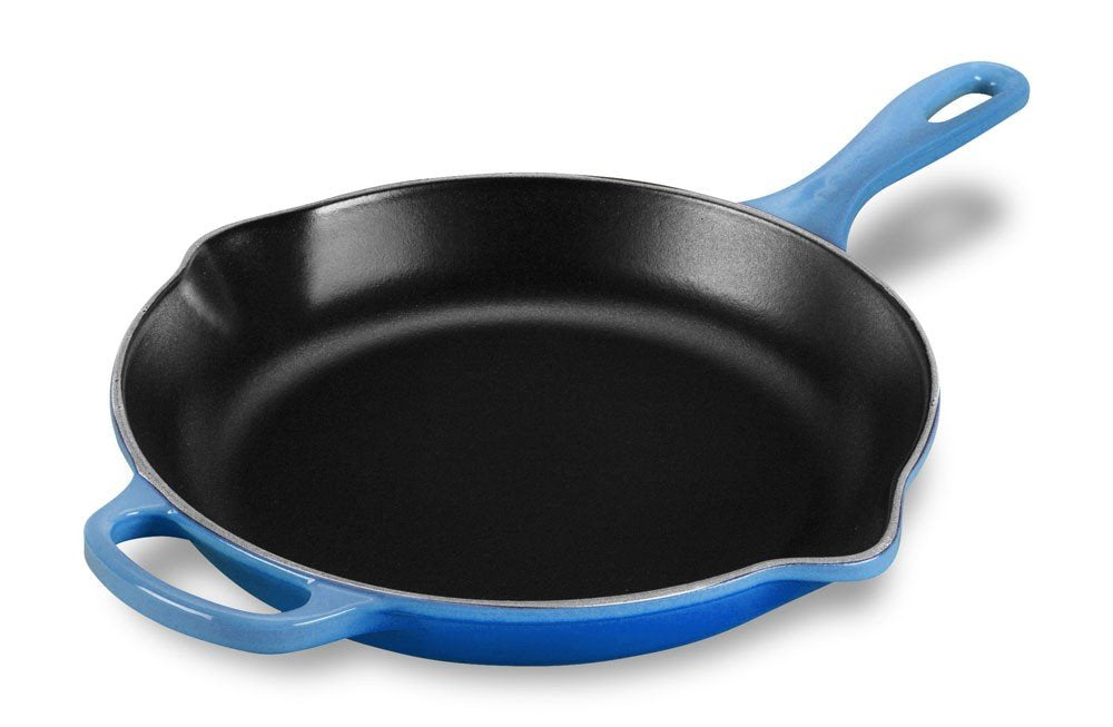 Le Creuset Enameled Cast Iron Signature Iron Handle Skillet, 11.75", Cerise