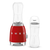 SMEG 50's Retro Style Personal Blender with Backlit Knob and Two 600 ML BPA Free bottles
