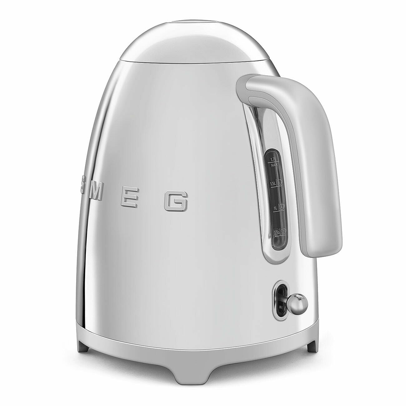 SMEG 50's Retro Style 7 Cup Electric Water Kettle with Automatic Shutoff, Removable Base, and Water Indicator, KLF03CHMUS, Matte Campagne