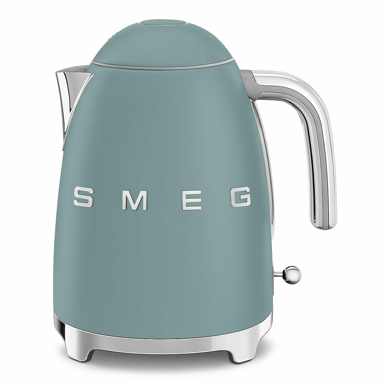SMEG 50's Retro Style 7 Cup Electric Water Kettle with Automatic Shutoff, Removable Base, and Water Indicator, KLF03CHMUS, Matte Campagne