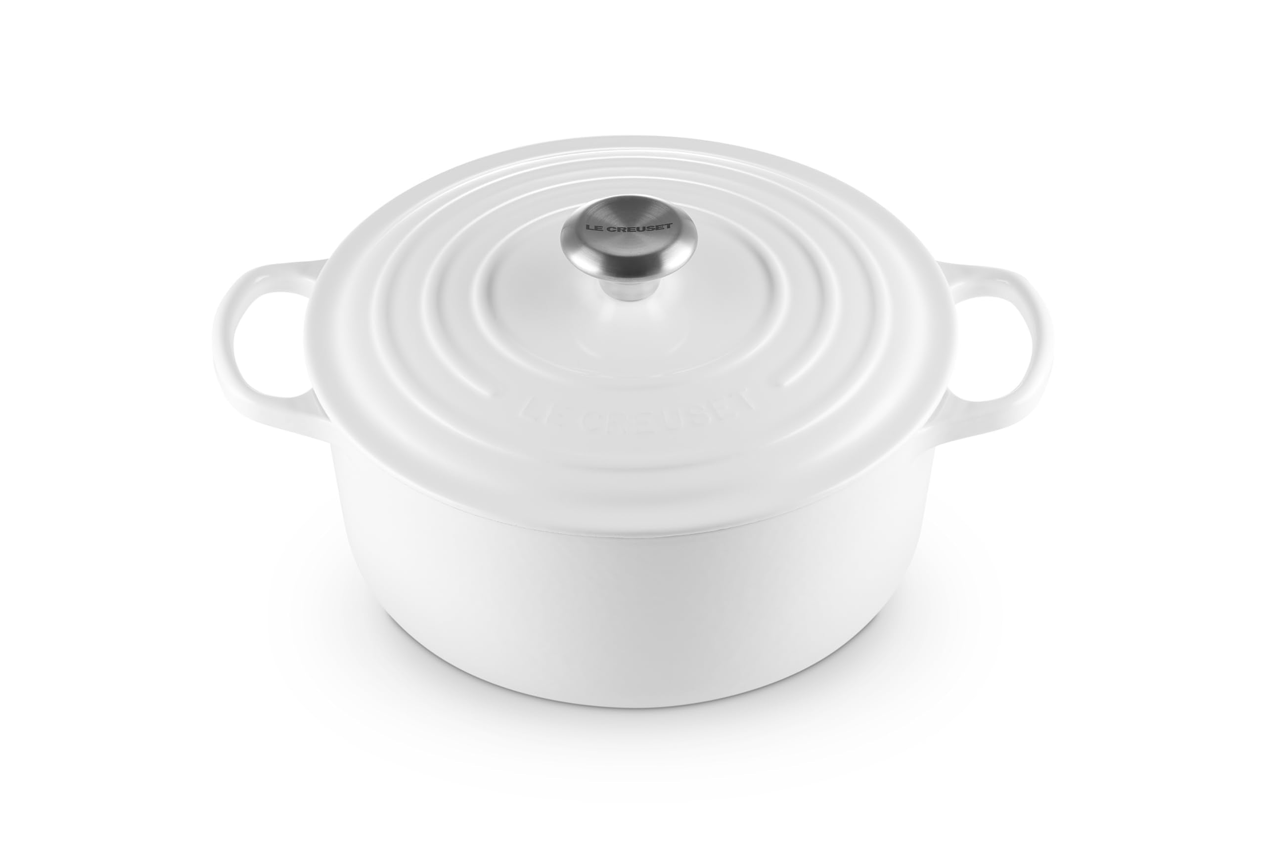 Le Creuset Enameled Cast Iron Signature Round Dutch Oven, 7.25 qt., Cerise