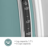 SMEG 50's Retro Style 7 Cup Electric Water Kettle with Automatic Shutoff, Removable Base, and Water Indicator, KLF03CHMUS, Matte Campagne