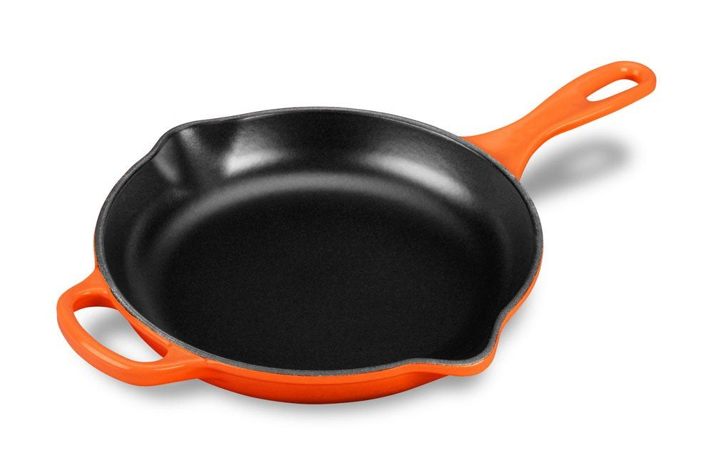 Le Creuset Enameled Cast Iron Signature Iron Handle Skillet, 11.75", Cerise