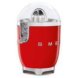 SMEG 50's Retro Style Citrus Juicer with Drip Free Spout, Automatic Activation, and Efficient Straining, Black