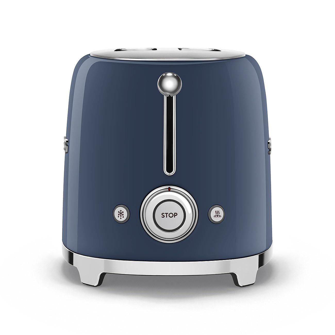 SMEG 2 Slice Toaster with 6 Presets and Defrost Function and Removable Crumb Tray TSF01RDUS, RED