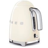SMEG 50's Retro Style 7 Cup Electric Water Kettle with Automatic Shutoff, Removable Base, and Water Indicator, KLF03CHMUS, Matte Campagne