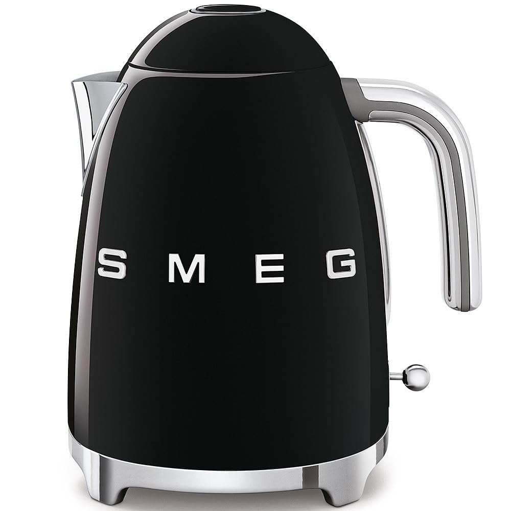 SMEG 50's Retro Style 7 Cup Electric Water Kettle with Automatic Shutoff, Removable Base, and Water Indicator, KLF03CHMUS, Matte Campagne