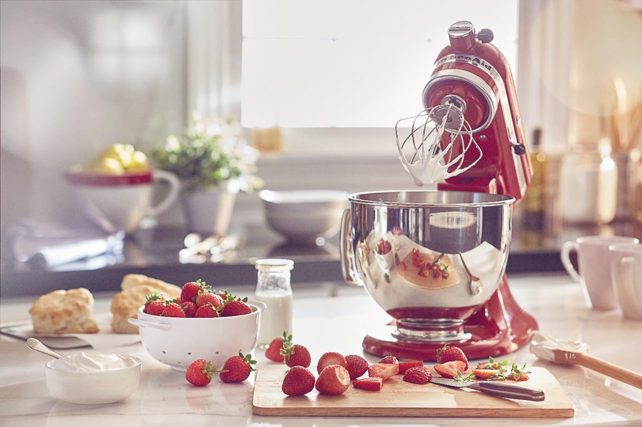 KitchenAid Artisan Series 5 Quart Tilt Head Stand Mixer with Pouring Shield KSM150PS, Milkshake