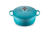 Le Creuset Enameled Cast Iron Signature Round Dutch Oven, 7.25 qt., Cerise