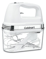 Cuisinart Power Advantage Plus 9-Speed Hand Mixer, 220W Motor, Electric Mixer with Dishwasher-Safe Beaters, Storage Case, HM-90BCS, Brushed Chrome